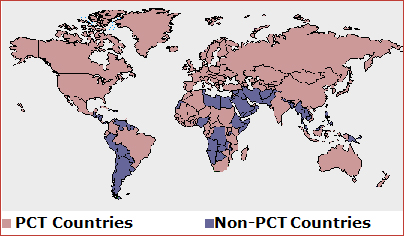 pct patent treaty cooperation countries map member states drug foreign markets protecting patents international guide